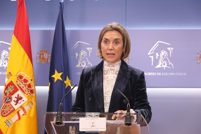 La portavoz del PP en el Congreso de los Diputados, Cuca Gamarra,