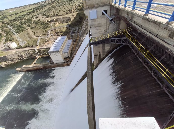 Embalse de Santa Teresa de Salamanca.