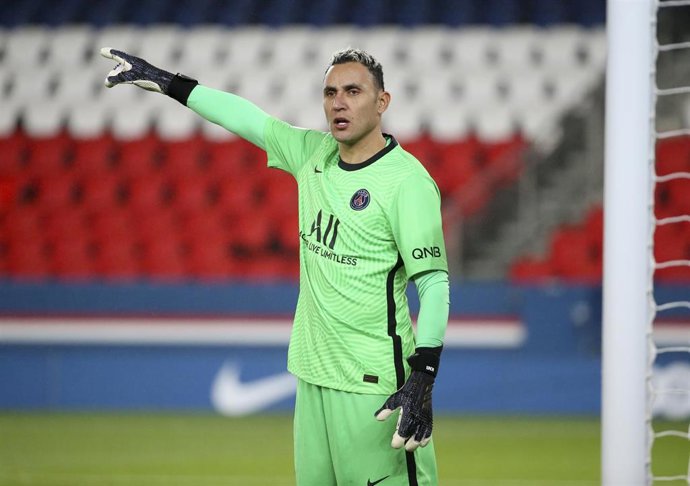 Archivo - El portero del Paris Saint-Germain Keylor Navas