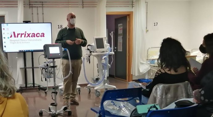 Formación en tratamiento con ventilación no invasiva en el Hospital Virgen de la Arrixaca