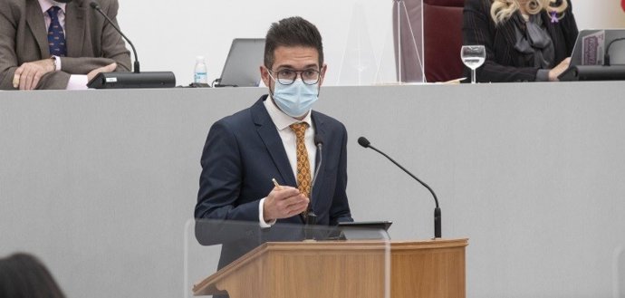 El diputado del Grupo Parlamentario Socialista en la Asamblea, Antonio Espín