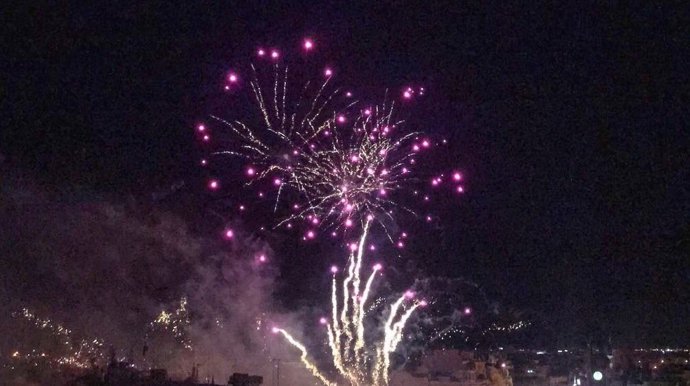 Archivo - Castillo de fuegos artificiales de Fallas