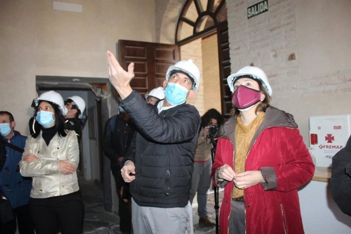 La delegada del Gobierno en Andalucía, Sandra García, en la Abadía del Sacromonte