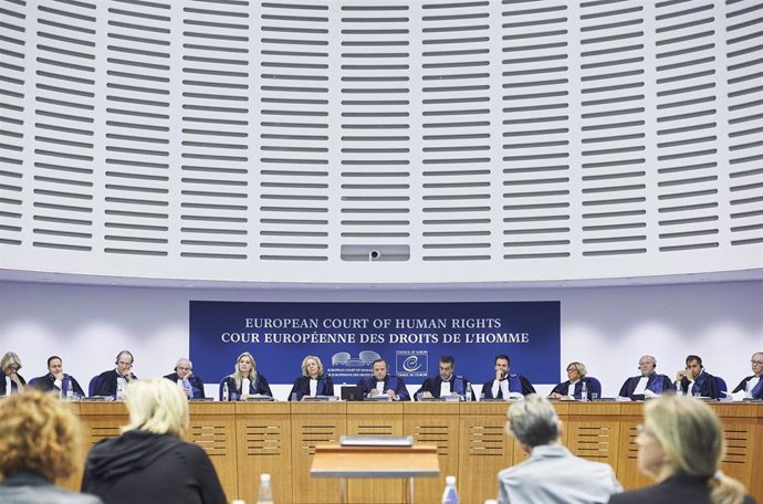 Archivo - La Gran Sala del Tribunal Europeo de Derechos Humanos (Imagen de archivo).