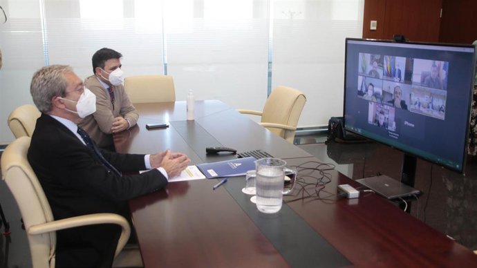 Gobierno, Junta y FEMP firman protocolos para los Convenios de Transición Justa para áreas de Almería, Cádiz y Córdoba.