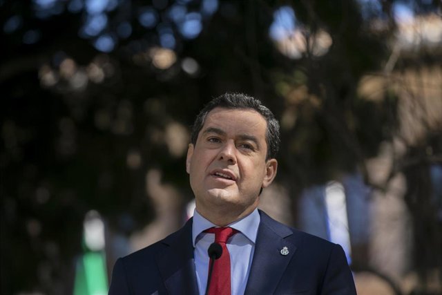 El presidente de la Junta de Andalucía, Juanma Moreno