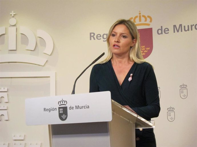 Archivo - ANA MARTÍNEZ VIDAL, CONSEJERA Y PORTAVOZ GOBIERNO DE MURCIA EN RUEDA DE PRENSA TRAS CONSEJO DE GOBIERNO