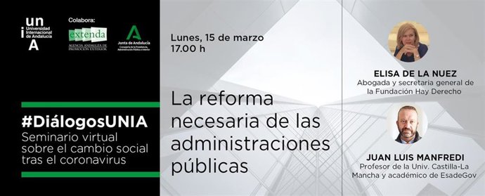 La UNIA analiza con expertos la reforma de la administración pública.