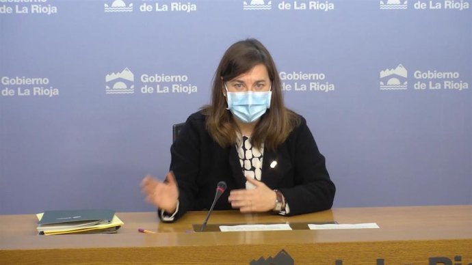 Archivo - La portavoz del Gobierno de La Rioja, Sara Alba.