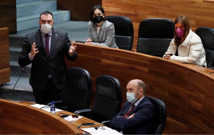 El presidente del Principado de Asturias, Adrián Barbón