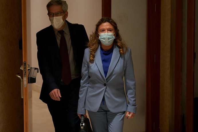 Archivo - La consejera de salud Gotzone Sagardui 