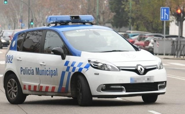 Imagen de un vehículo de la Policía Municipal de Valladolid.