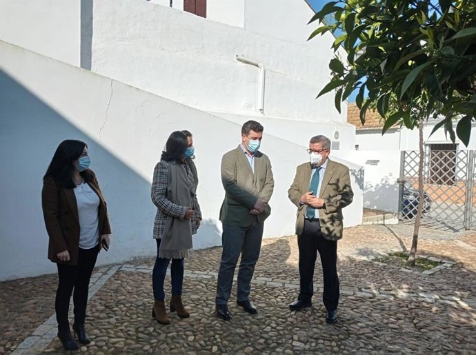 Reunión de Toscano con el alcalde de Cañada Rosal