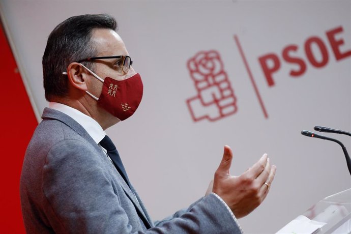 El secretario general del PSRM-PSOE, Diego Conesa