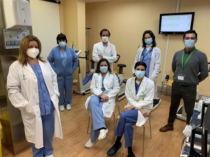 Profesionales sanitarios del Hospital Macarena