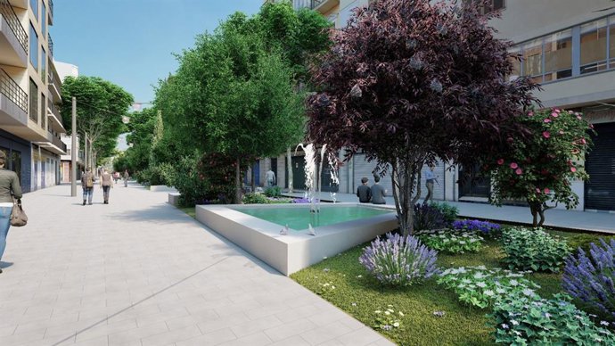 Palma aprueba el proyecto ejecutivo del eje verde de Nuredduna por un importe de 2,6 millones de euros.