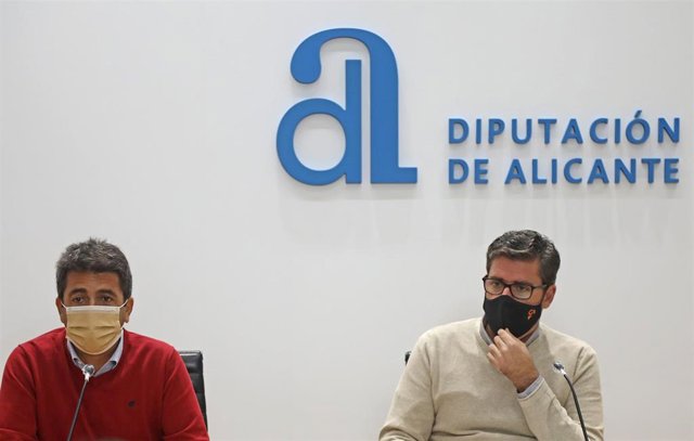 Mazón y Gutiérrez en la Diputación de Alicante