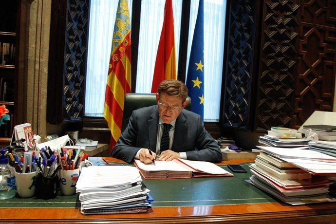 Archivo - El presidente de la Generalitat, Ximo Puig, en imagen de archivo