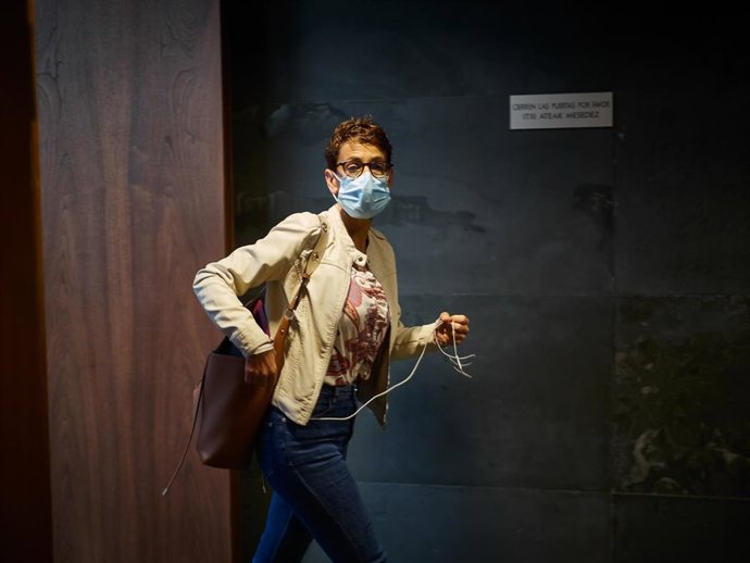 Archivo - Imagen de archivo de la presidenta del Gobierno de Navarra, María Chivite.