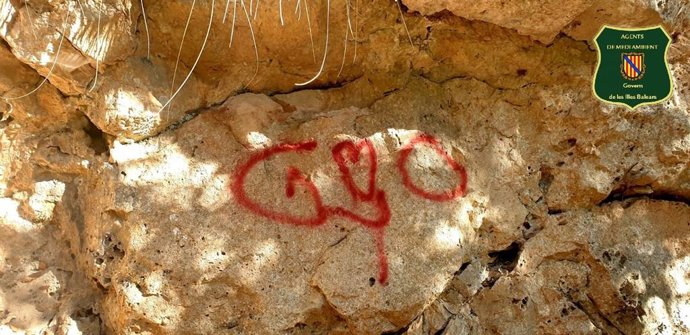 Pintadas en la Serra de Tramuntana.