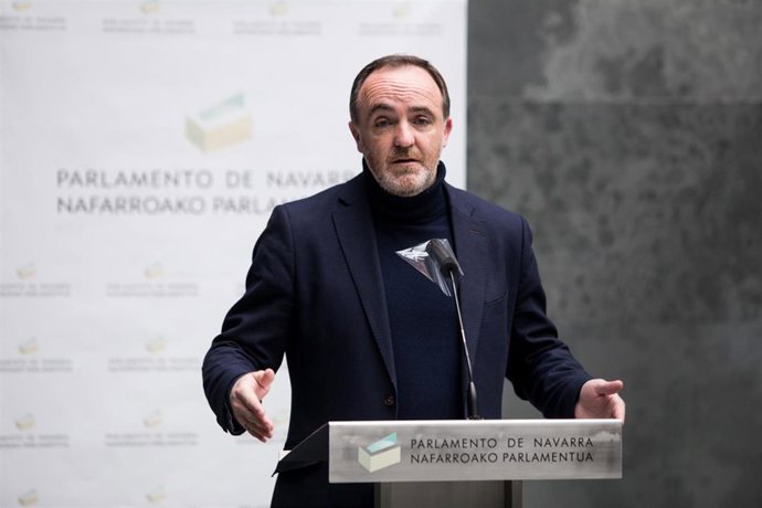 El portavoz de Navarra Suma y presidente de UPN, Javier Esparza.