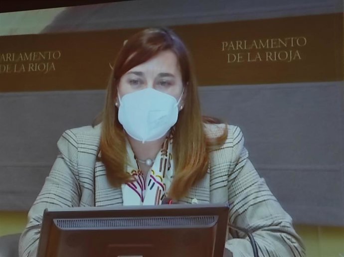 La consejera de Salud, Sara Alba, en comparecencia de prensa