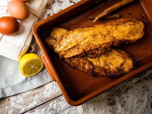 Las torrijas son los dulces típicos de esta época del año