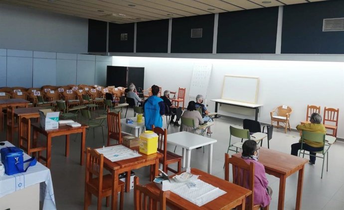 Vacunación en Costa Calma