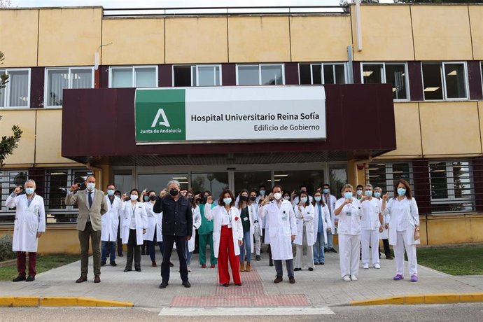Celebración del Día Mundial del Riñón 2021 en el Hospital Reina Sofía.