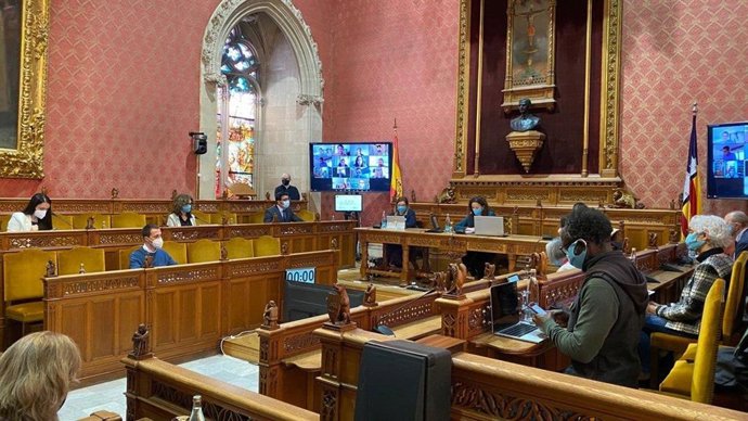 Sesión plenaria del Consell de Mallorca.
