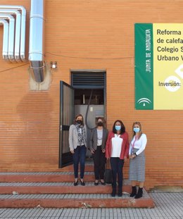 Estela Villalba, en Isla Cristina.