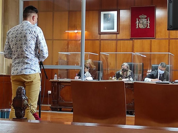 El acusado durante el juicio