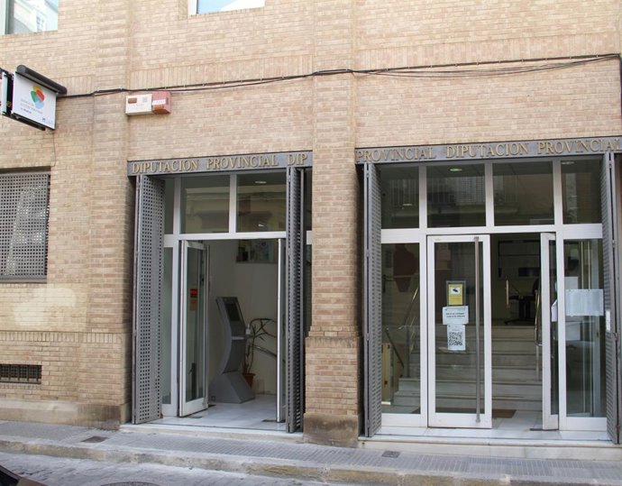 Fachada del Servicio Provincial de Recaudación y Gestión Tributaria de Huelva (SGTH).