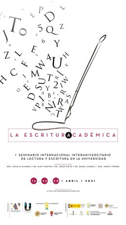 Cartel del seminario 'La escritura académica'.