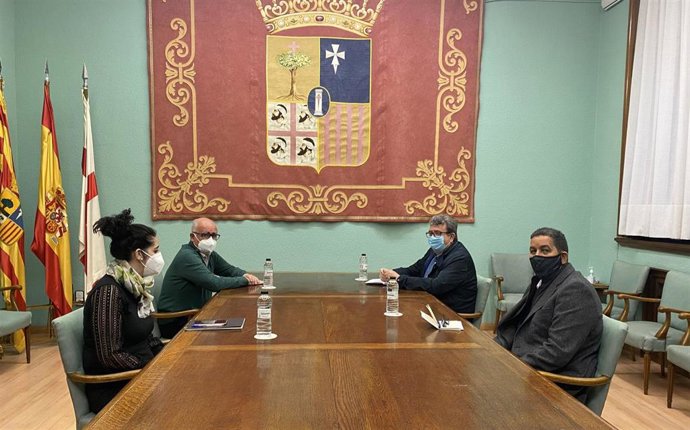 Representantes de la DPZ se reúnen con el delegado saharaui para continuar con los proyectos de cooperación.