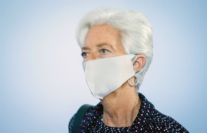Archivo - FILED - 11 September 2020, Berlin: Christine Lagarde, President of the European Central Bank (ECB), arrives for the EU Informal Meeting of Ministers for Economic and Financial Affairs. Coronavirus recovery is threatening to lose momentum. Phot