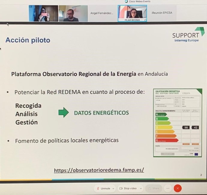 FAMP presenta el Observatorio Regional de la Energía de Andalucía.