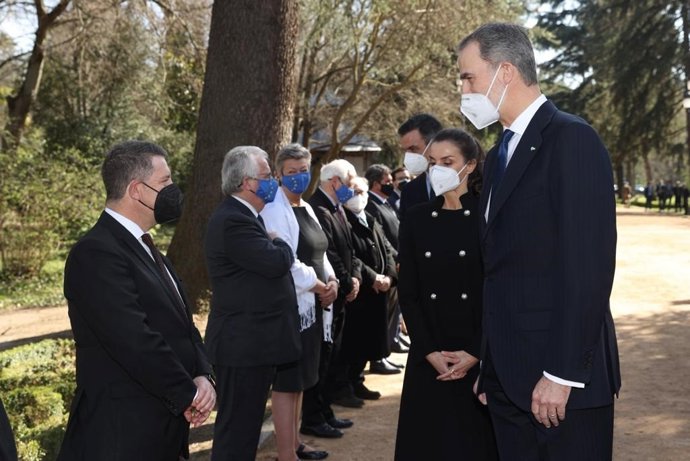 El presidente Emiliano García-Page en el acto por las víctimas del terrorismo
