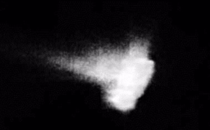 Archivo - Imagen del cometa Halley tomada por la sonda soviética Vega 1