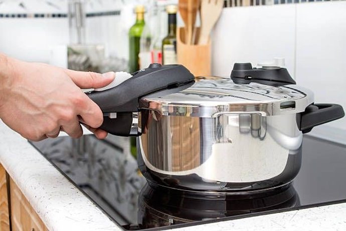 Cocinando con una olla a presión