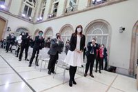 Borràs se compromete a defender la soberanía del Parlament "ante cualquier injerencia"