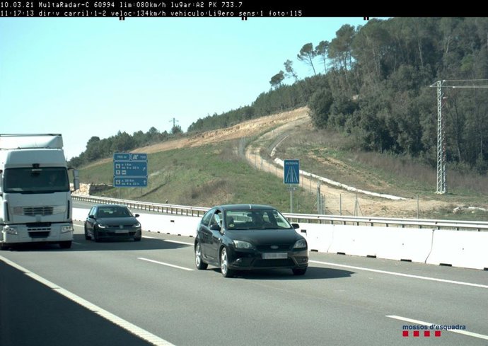 Detenido por conducir triplicando la tasa de alcohol en el Alt Empord (Girona)