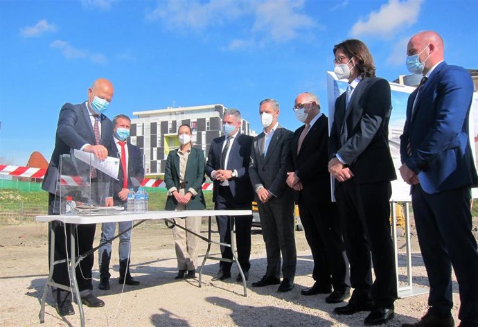 Colocación de la primera piedra del Conservatorio Superior de Música de Jaén.