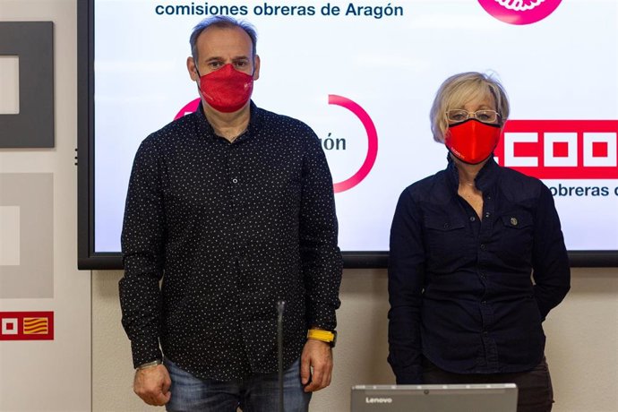 José Juan Arcéiz y Ana Sánchez este viernes en la rueda de prensa.