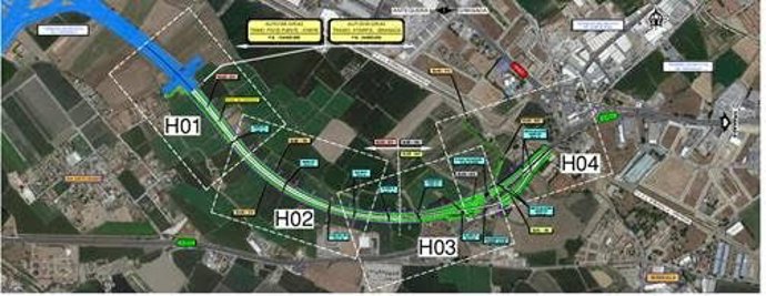 Archivo - Imagen de archivo del proyecto Autovía GR-43, Acceso a Granada por la N-432, tramo Atarfe-Granada