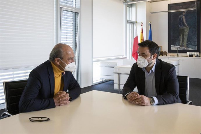 10:00.- Despacho Del Consejero (Pctan)El Consejero De Industria, Turismo, Innovación, Transporte Y Comercio, Javier López Marcano, Se Reúne Con El Ceo De Pitma, Álvaro Millar.10 De Marzo De 2021Fotografía:Silvia Bouzo