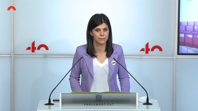 La secretria general adjunta i portaveu d'ERC, Marta Vilalta.