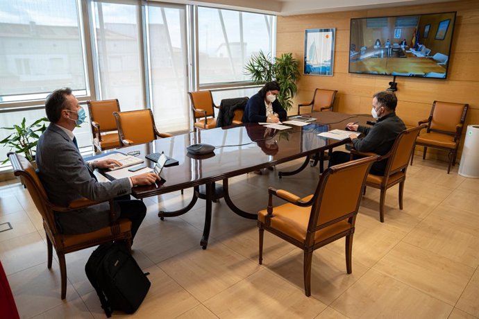 El consejero de Desarrollo Rural, Ganadería, Pesca, Alimentación y Medio Ambiente, Guillermo Blanco, participa por videoconferencia en el Consejo Consultivo de Política Medioambiental para Asuntos Comunitarios