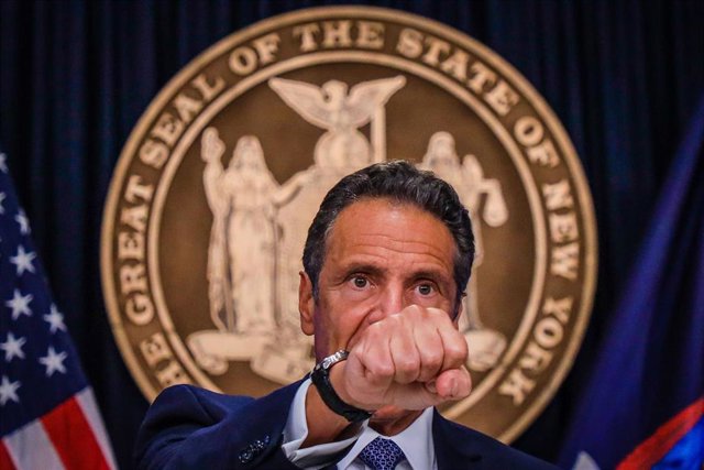 Archivo - El gobernador de Nueva York, Andrew Cuomo 