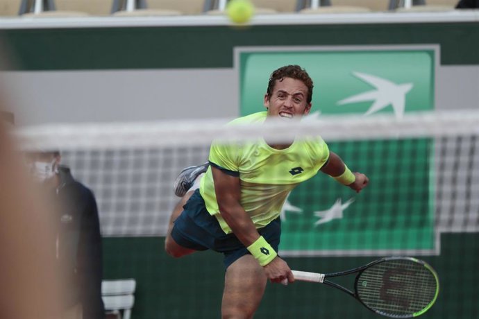 Archivo - El tenista español Roberto Carballés